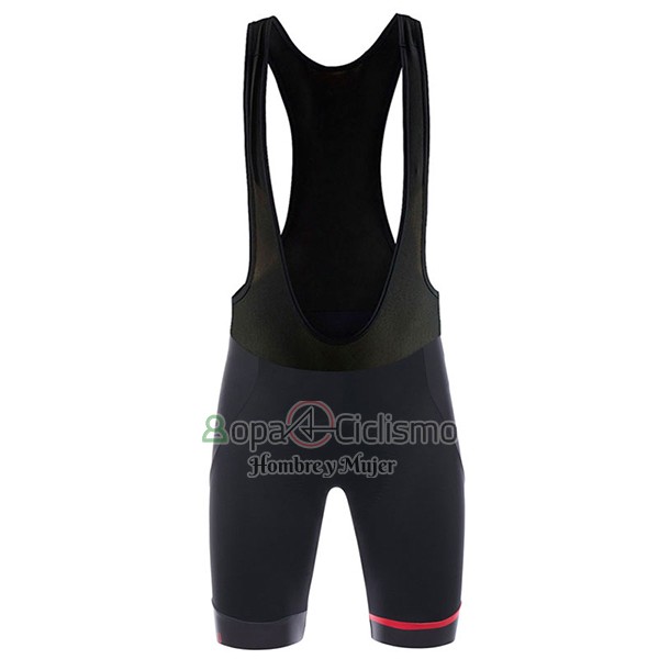 Angliru Vuelta Espana Ropa Ciclismo Culotte Corto 2017 Hombre Mangas Cortas Rojo